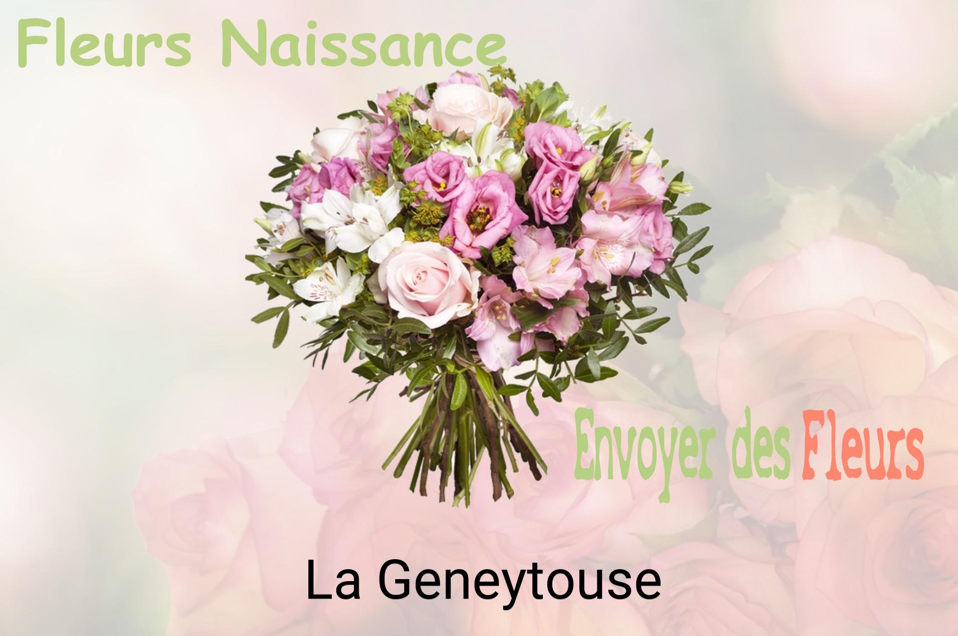 Bouquet de fleurs de naissance livré à La Geneytouse
